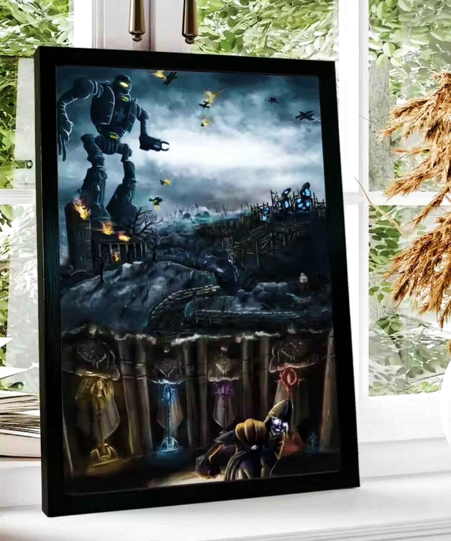 Ancient Trench wall art (Canvas Edition)