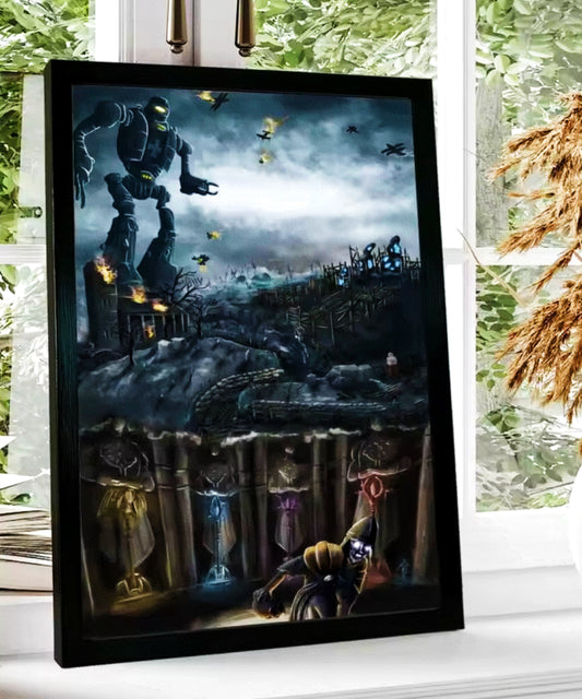 Ancient Trench wall art (Canvas Edition)